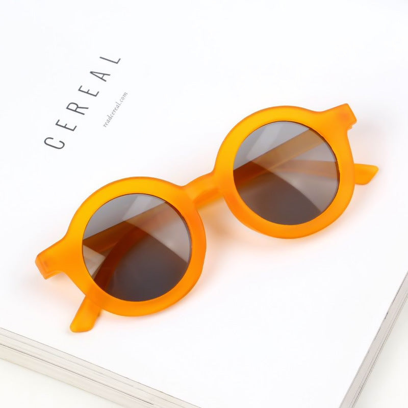Children's Round Sunglasses Decorative Glasses UV Protection