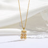 Fashionable All-match Micro Inlaid Zircon Electroplated Real