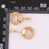 Cold wind geometric female ring winding ear clip