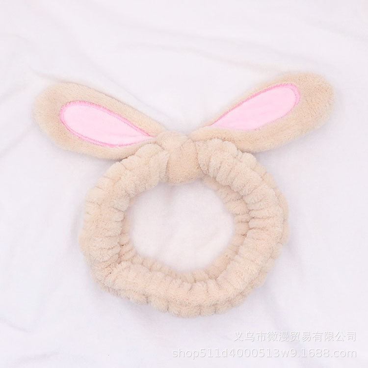 Rabbit Ears Face Wash Headband Female Headband