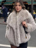 Casual Long Sleeve Velvet Winter Coat