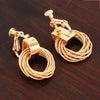 Cold wind geometric female ring winding ear clip
