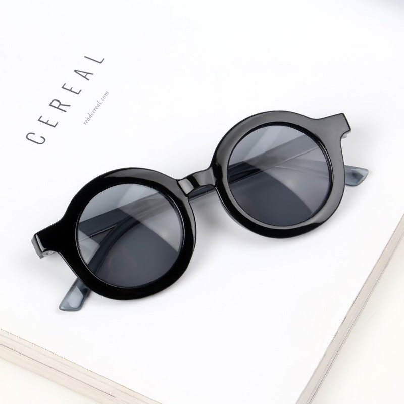 Children's Round Sunglasses Decorative Glasses UV Protection