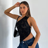 Women's sexy backless clothes