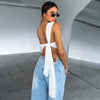 Women's sexy backless clothes