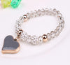 (BUY 2 GET 1 FREE) Elastic Crystal  Bracelet & Bangle Heart Bracelets