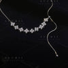 Micro-set Zircon Four-leaf Zircon Necklace