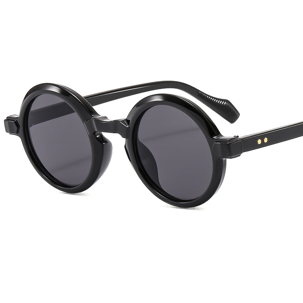 Punk Round Retro New Sunglasses All-match