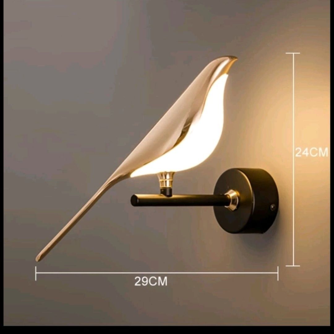 Magpie Wall Lamp Bedroom Bedside Modern Minimalist Light Bulb