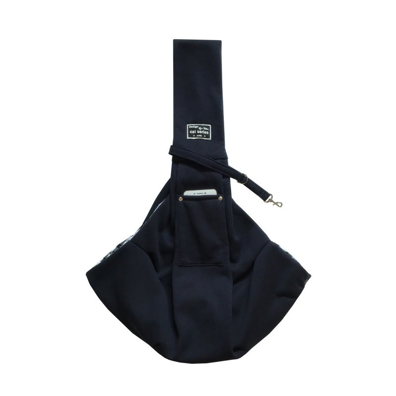 Pet Bag Portable Foldable Mesh Pocket Breathable Lightweight Cross-body