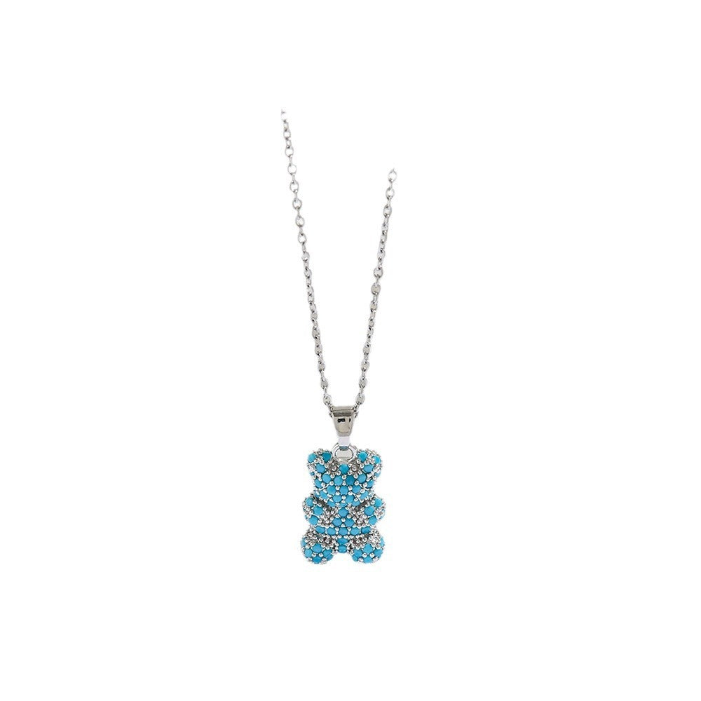 Fashionable All-match Micro Inlaid Zircon Electroplated Real