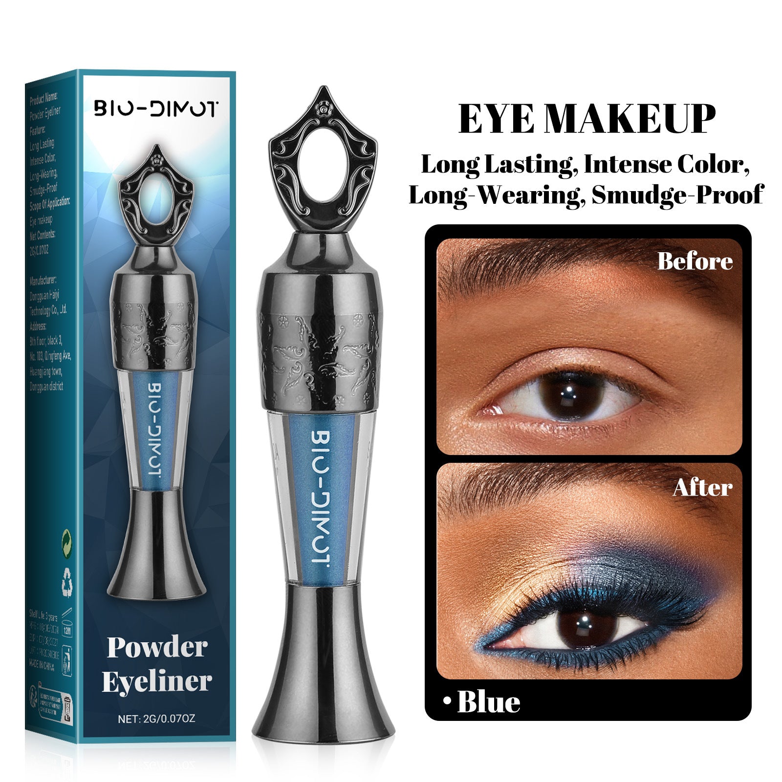 Silky Smooth And Easy To Draw Natural Color Rendering Lasting Comfort Eyeliner