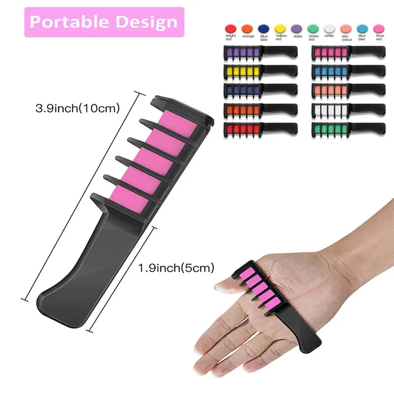 😍Last Day Promotion 49% OFF - Hair Dye Comb🌈10 PCS