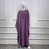 Stylish Plus Size Abaya: Elegant Muslim Maxi Dress for Casual and Eid Occasions