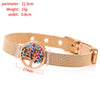 Zirconia Crystals Bangles: Stainless Steel Lover Buckles for Women