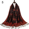 Silk Scarf Elegant  Wrap  Classic  for Women
