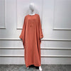 Stylish Plus Size Abaya: Elegant Muslim Maxi Dress for Casual and Eid Occasions