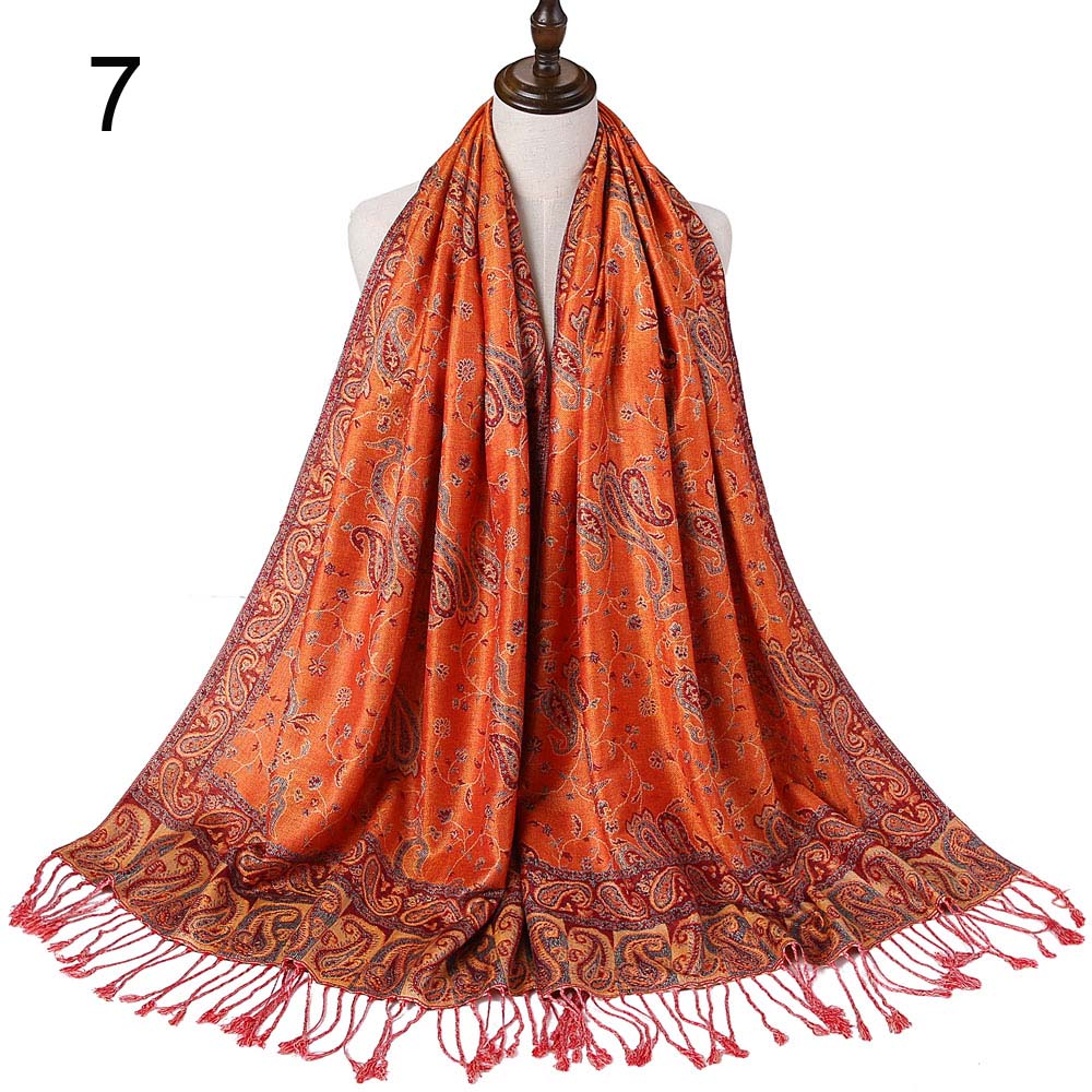 Silk Scarf Elegant  Wrap  Classic  for Women