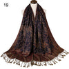 Silk Scarf Elegant  Wrap  Classic  for Women