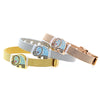 Zirconia Crystals Bangles: Stainless Steel Lover Buckles for Women