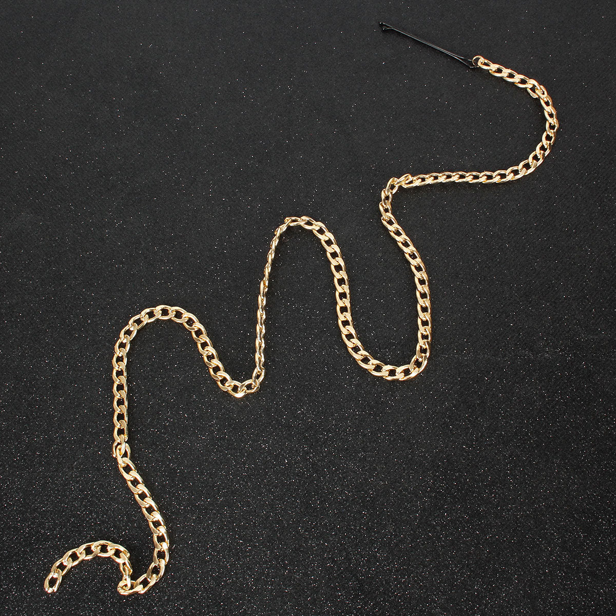 Fashion Simple Hair Chain Jewelry Clips Gold Color Hair Accessories For Women Wedding Bridal
