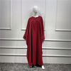 Stylish Plus Size Abaya: Elegant Muslim Maxi Dress for Casual and Eid Occasions