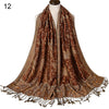 Silk Scarf Elegant  Wrap  Classic  for Women