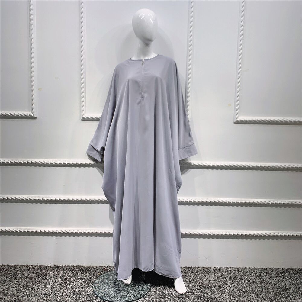 Stylish Plus Size Abaya: Elegant Muslim Maxi Dress for Casual and Eid Occasions