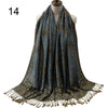 Silk Scarf Elegant  Wrap  Classic  for Women