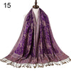 Silk Scarf Elegant  Wrap  Classic  for Women