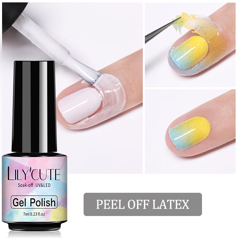 LILYCUTE 7ML Nail Gel Polish Glitter Sequins Gel