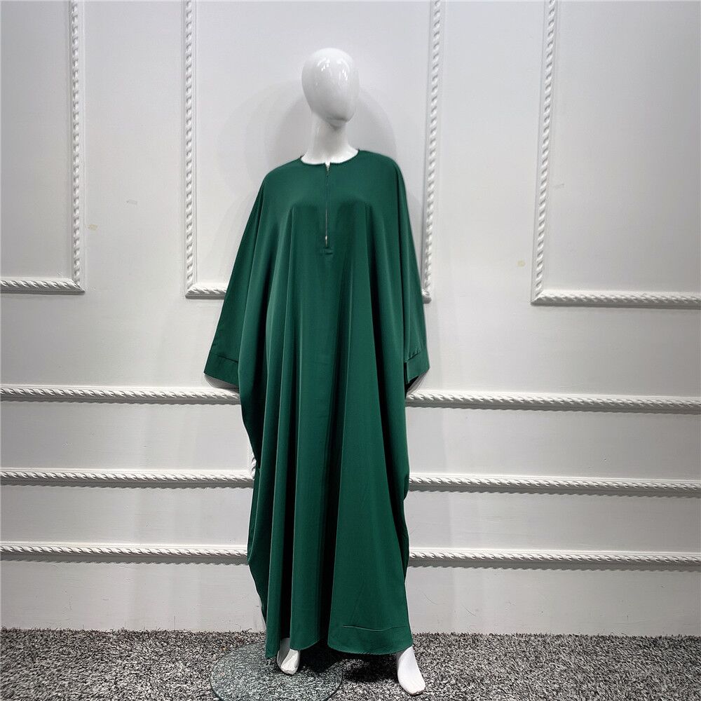Stylish Plus Size Abaya: Elegant Muslim Maxi Dress for Casual and Eid Occasions