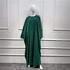 Stylish Plus Size Abaya: Elegant Muslim Maxi Dress for Casual and Eid Occasions