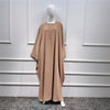 Stylish Plus Size Abaya: Elegant Muslim Maxi Dress for Casual and Eid Occasions