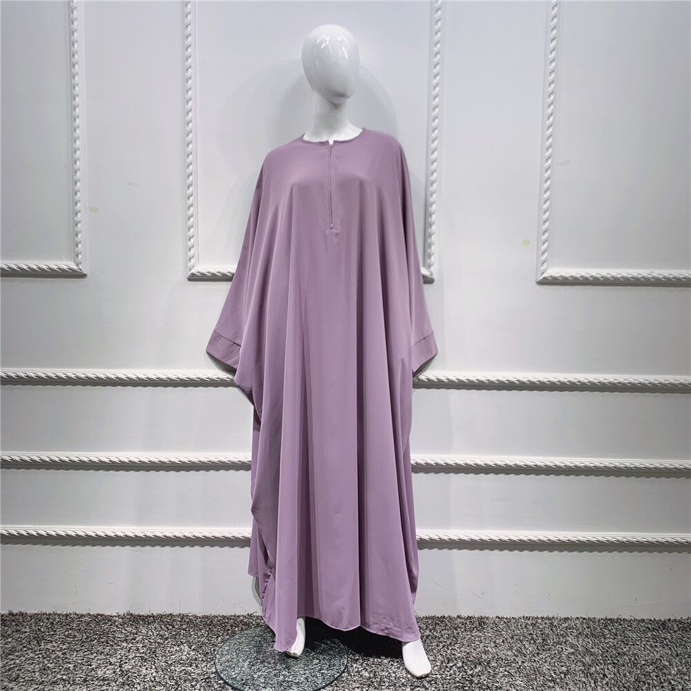 Stylish Plus Size Abaya: Elegant Muslim Maxi Dress for Casual and Eid Occasions