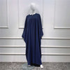 Stylish Plus Size Abaya: Elegant Muslim Maxi Dress for Casual and Eid Occasions