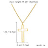Timeless Elegance: Stainless Steel Cross Necklace