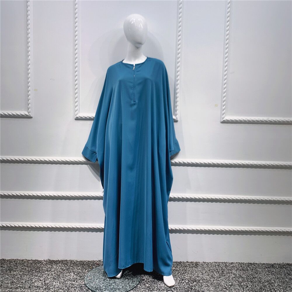 Stylish Plus Size Abaya: Elegant Muslim Maxi Dress for Casual and Eid Occasions