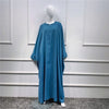 Stylish Plus Size Abaya: Elegant Muslim Maxi Dress for Casual and Eid Occasions