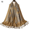 Silk Scarf Elegant  Wrap  Classic  for Women