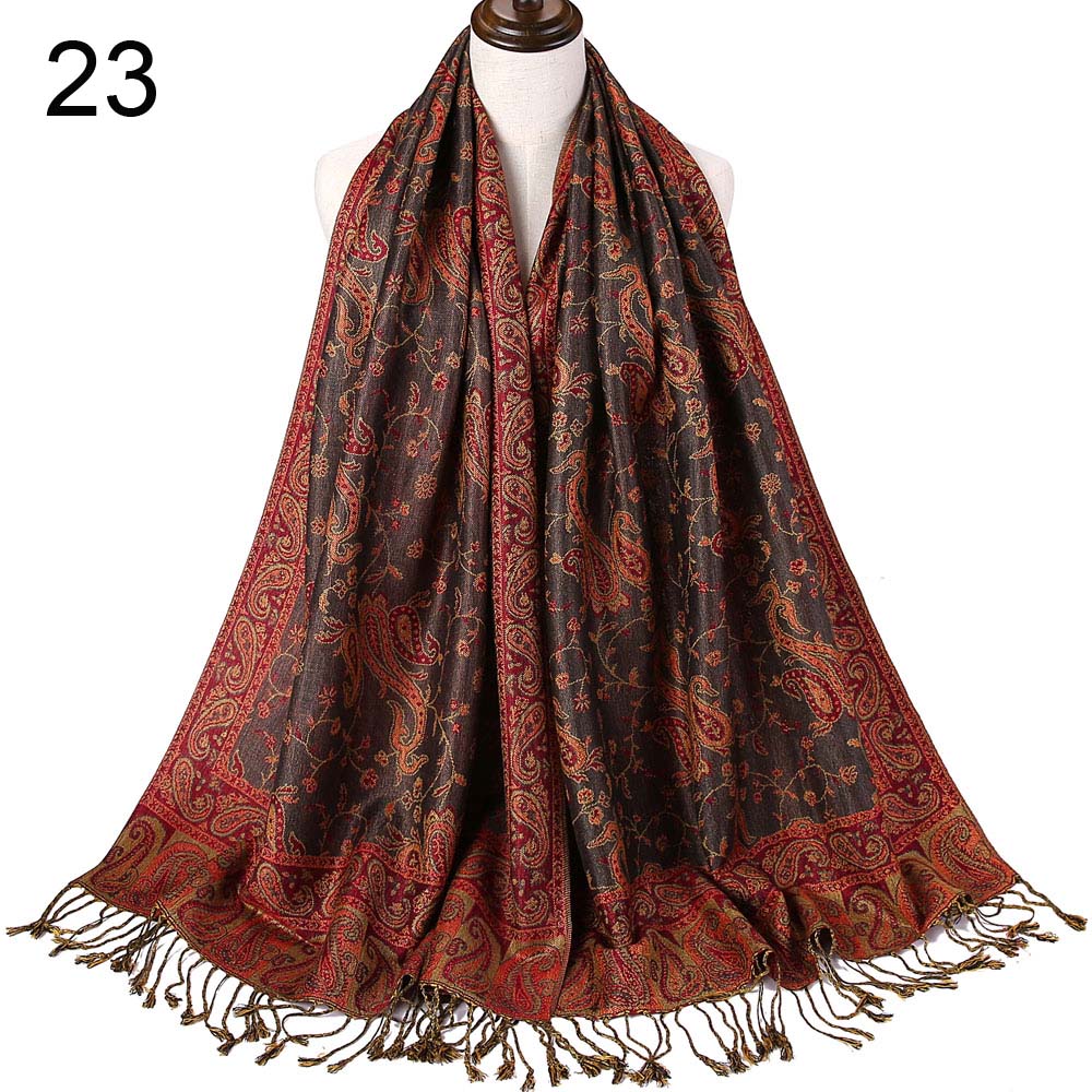 Silk Scarf Elegant  Wrap  Classic  for Women