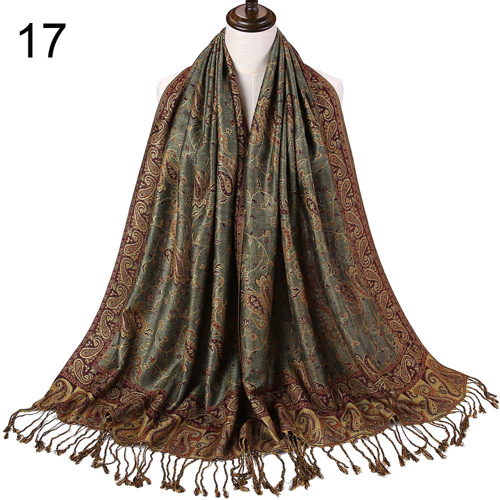 Silk Scarf Elegant  Wrap  Classic  for Women