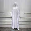 Stylish Plus Size Abaya: Elegant Muslim Maxi Dress for Casual and Eid Occasions