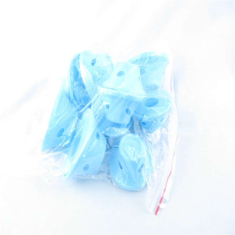 Hot 20PCS Pink Blue Silicone Hair Curler Soft Rubber Hair Care Rollers No Heat Hair Styling Tool Dropshipping 3#