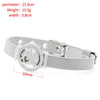 Zirconia Crystals Bangles: Stainless Steel Lover Buckles for Women