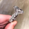 Vintage Oval cut 8ct Lab Diamond Ring 925 sterling silver Jewelry Engagement Wedding band Rings for Women men Party Bijou Gift