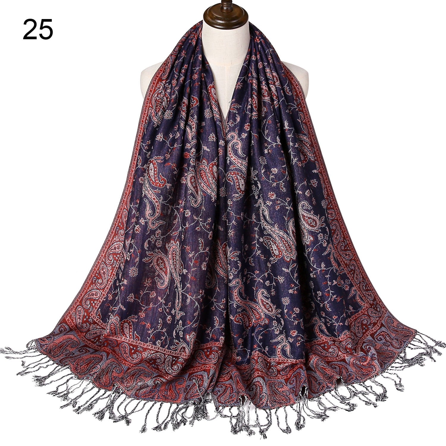 Silk Scarf Elegant  Wrap  Classic  for Women
