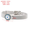 Zirconia Crystals Bangles: Stainless Steel Lover Buckles for Women