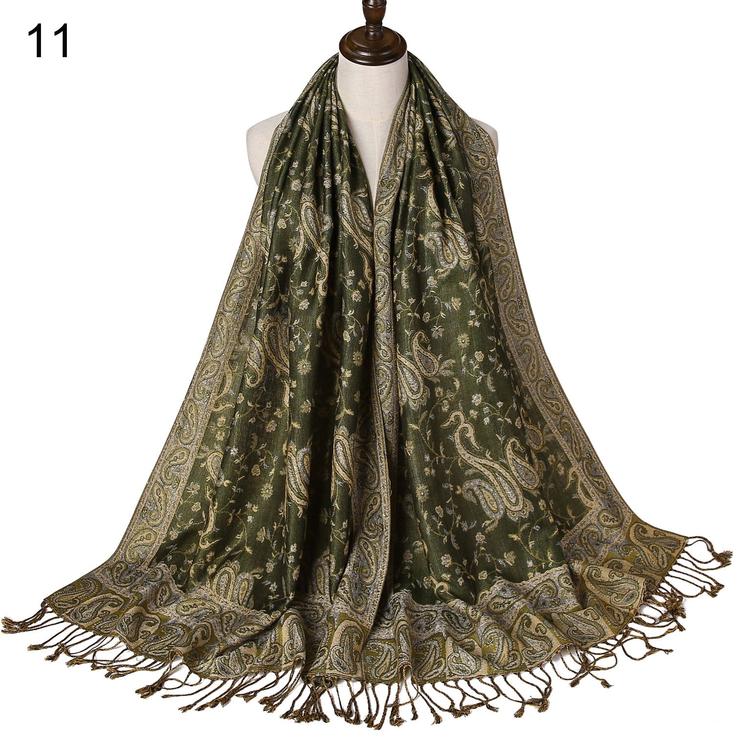 Silk Scarf Elegant  Wrap  Classic  for Women