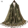 Silk Scarf Elegant  Wrap  Classic  for Women